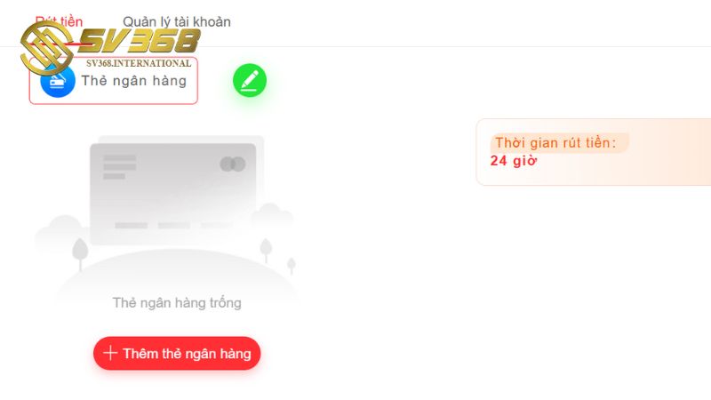 Quy định cần nắm rõ khi rút tiền SV368